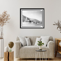 Historic Framed Print, The two tech supply and personnel carryers [sic], BW-1,  17-7/8" x 21-7/8"
