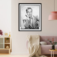 Antique Portrait - Garry Moore, half-length portrait