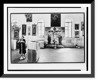 Historic Framed Print, [Church interior, Shymkent, Kazakhstan],  17-7/8" x 21-7/8"