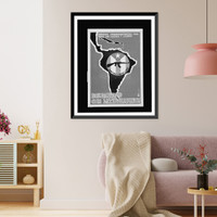Historic Framed Print, Queremos autodeterminacion para todas las latinas y latinos : solidaridad con Latinoamerica,  17-7/8" x 21-7/8"