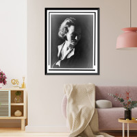 Historic Framed Print, [Portrait of Edna St. Vincent Millay] - 2,  17-7/8" x 21-7/8"