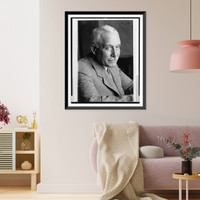 Historic Framed Print, [Admiral William V. Pratt, head-and-shoulders portrait, facing slightly right],  17-7/8" x 21-7/8"
