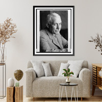 Historic Framed Print, [Admiral William V. Pratt, head-and-shoulders portrait, facing slightly right],  17-7/8" x 21-7/8"
