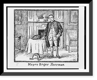 Historic Framed Print, Mayor Roger Sherman.H 1911.,  17-7/8" x 21-7/8"