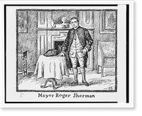 Historic Framed Print, Mayor Roger Sherman.H 1911.,  17-7/8" x 21-7/8"