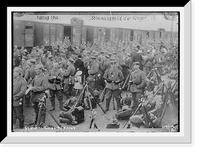 Historic Framed Print, Gers. going to front,  17-7/8" x 21-7/8"