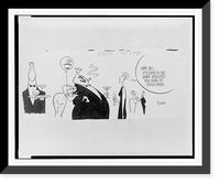 Historic Framed Print, Six chix. Why, yes. it's easy to see what attracted you both to each other....Telnaes.,  17-7/8" x 21-7/8"