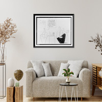 Historic Framed Print, Would you like to supersize your chances of heart disease & breast cancer ma'am?.Ann Telnaes.,  17-7/8" x 21-7/8"