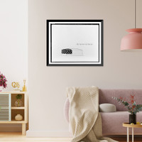 Historic Framed Print, You can see these guys wrapped in the flag on TV. but you can't see this guy.Ann Telnaes. - 2,  17-7/8" x 21-7/8"