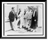 Historic Framed Print, Principals in Hawaii attack case,  17-7/8" x 21-7/8"