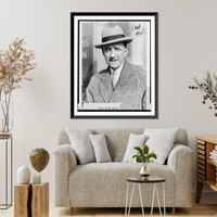 Historic Framed Print, [Major Granville Fortescue, head-and-shoulders portrait, following release from Presbyterian Hospital],  17-7/8" x 21-7/8"