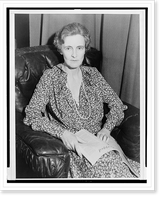 Historic Framed Print, [Mrs. Granville Fortescue, three-quarter length portrait, facing front, seated aboard the U.S.S. Alton prior to trial for the murder of Joseph Kahahawai],  17-7/8" x 21-7/8"