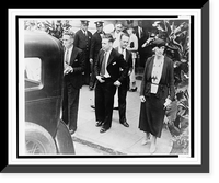 Historic Framed Print, Honolulu defendants after leaving court,  17-7/8" x 21-7/8"