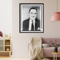 Historic Framed Print, [George Machine Gun" Kelly,  head-and-shoulders portrait,  facing front]",  17-7/8" x 21-7/8"