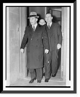 Historic Framed Print, [Louis Lepke" Buchalter leaving the Federal court in New York City]",  17-7/8" x 21-7/8"
