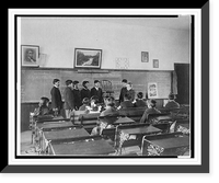 Historic Framed Print, Conversation lesson, subject - the chair,  17-7/8" x 21-7/8"