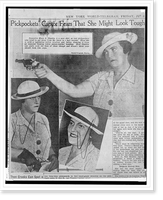 Historic Framed Print, [Mary A. Shanley, New York City detective - pickpockets' captor fears that she might look tough"]" - 2,  17-7/8" x 21-7/8"