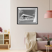 Historic Framed Print, [Bramlett Company building (project). Final scheme. Rendering],  17-7/8" x 21-7/8"