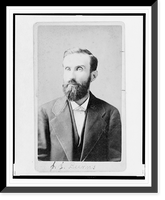 Historic Framed Print, [John J. Burns, half-length portrait, facing left],  17-7/8" x 21-7/8"