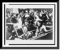 Historic Photo Print - Dallas - John F. Kennedy motorcade, Texas, Nov
