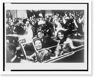 Historic Photo Print - Dallas - John F. Kennedy motorcade, Texas, Nov