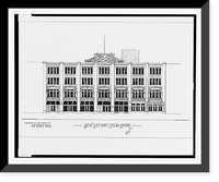 Historic Framed Print, [New Detroit Opera House (Grand Opera House), Randolph St. corner of Lafayette Boulevard, Detroit, Michigan].AFD 1924.,  17-7/8" x 21-7/8"