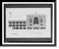 Historic Framed Print, [Granada Theatre, Sheridan Rd. and Devon Ave., Chicago, Illinois].AFD 1933.,  17-7/8" x 21-7/8"
