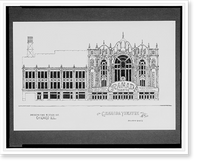 Historic Framed Print, [Granada Theatre, Sheridan Rd. and Devon Ave., Chicago, Illinois].AFD 1933.,  17-7/8" x 21-7/8"