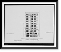 Historic Framed Print, [Barrott Central Theatre (Whitney Opera House) and Chicago Musical College Building, E. Van Buren St. near Michigan Ave., Chicago, Illinois].AFD 1928.,  17-7/8" x 21-7/8"