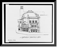 Historic Framed Print, [Orpheum Theatre, St. Paul, Minnesota].AFD 1933.,  17-7/8" x 21-7/8"