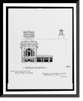 Historic Framed Print, [Stanley Theatre, Boardwalk and Kentucky Ave., Atlantic City, New Jersey].AFD 1937.,  17-7/8" x 21-7/8"