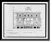 Historic Framed Print, [Ohio Theatre, State St. opposite State Capitol building, Columbus, Ohio].AFD 1934.,  17-7/8" x 21-7/8"