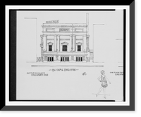 Historic Framed Print, [Olympic Theatre, E. 7th St. near Walnut St., and Empress Theatre, Vine St. near W. 9th St., Cincinnati, Ohio].AFD 1927. - 2,  17-7/8" x 21-7/8"