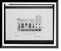 Historic Framed Print, [Stanley Theatre, Journal Square, Jersey City, New Jersey].AFD 1928.,  17-7/8" x 21-7/8"