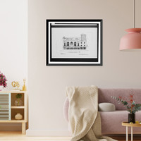 Historic Framed Print, [Stanley Theatre, Journal Square, Jersey City, New Jersey].AFD 1928.,  17-7/8" x 21-7/8"