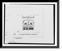 Historic Framed Print, [Newark Theatre (before) and Newark Paramont Theatre (after), Market St. near Broad St., Newark, New Jersey].AFD 1934.,  17-7/8" x 21-7/8"