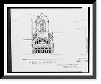 Historic Framed Print, [Capitol Theatre and RKO Orpheum Theatre, State St. near North Fairchild St., Madison, Wisconsin].AFD 1933.,  17-7/8" x 21-7/8"