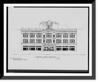 Historic Framed Print, [Keith-Albee Theatre, 4th Ave. near 10th St., Huntington, West Virginia].AFD 1934.,  17-7/8" x 21-7/8"