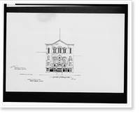 Historic Framed Print, [Grand Opera House (Bunnell's Museum ; New Haven Theatre), Crown St. near Church St., New Haven, Connecticut].AFD 1937.,  17-7/8" x 21-7/8"