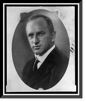 Historic Framed Print, [Clifford M. Holland, chief engineer of the Holland Tunnel, head-and-shoulders portrait, facing slightly left; in oval],  17-7/8" x 21-7/8"