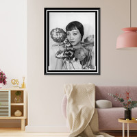 Historic Framed Print, [Portrait of Anna May Wong] - 9,  17-7/8" x 21-7/8"