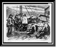Historic Framed Print, Day ashore.John Stewart '41.,  17-7/8" x 21-7/8"