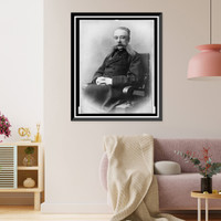 Historic Framed Print, [Ivan Longinovich Goremykin, three-quarter length portrait, seated, facing left],  17-7/8" x 21-7/8"