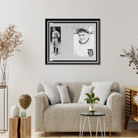 Historic Framed Print, [Charles Schmidt, Detroit Baseball Club catcher],  17-7/8" x 21-7/8"