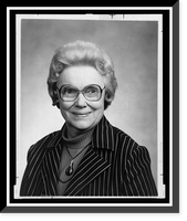 Historic Framed Print, [Virginia Dodd Smith (Mrs. Haven), representative from Nebraska, head-and-shoulders portrait, facing front],  17-7/8" x 21-7/8"