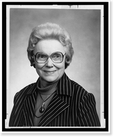 Historic Framed Print, [Virginia Dodd Smith (Mrs. Haven), representative from Nebraska, head-and-shoulders portrait, facing front],  17-7/8" x 21-7/8"