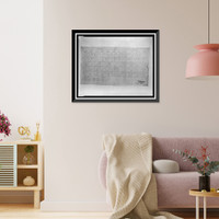 Historic Framed Print, Architectural drawing for porcelain enamel cladded panels for A & W Hot Shoppes, 14th Street and Rhode Island Avenue, Washington, D.C.; 136 Maryland Avenue, Hyattsville, Maryland; Mt.,  17-7/8" x 21-7/8"