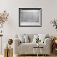 Historic Framed Print, Architectural drawing for porcelain enamel cladded panels for A & W Hot Shoppes, 14th Street and Rhode Island Avenue, Washington, D.C.; 136 Maryland Avenue, Hyattsville, Maryland; Mt.,  17-7/8" x 21-7/8"