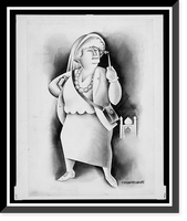 Historic Framed Print, [Katherine Mayo : or Auntie India],  17-7/8" x 21-7/8"
