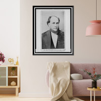 Historic Framed Print, [Alfred M. Craig, Illinois Supreme Court judge, head-and-shoulders portrait, facing front],  17-7/8" x 21-7/8"